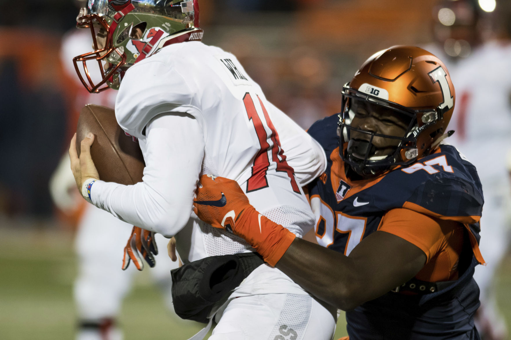 Obit Illinois Roundtree Football